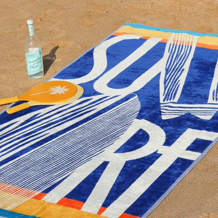 Drap de plage Atlan­tik Outre­mer 100×180 cm Jean Vier