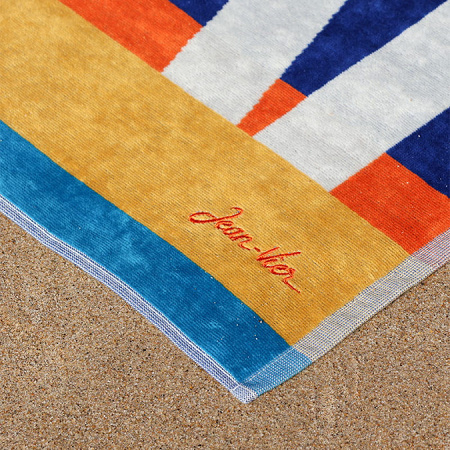 Drap de plage Atlan­tik Outre­mer 100×180 cm Jean Vier