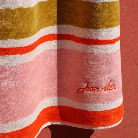 Drap de plage Mucho Amor Turon 100×180 cm Jean Vier
