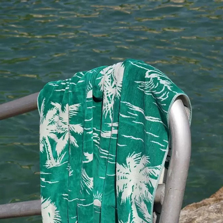 Drap de plage Surfean Emeraude 100×180 cm Jean Vier