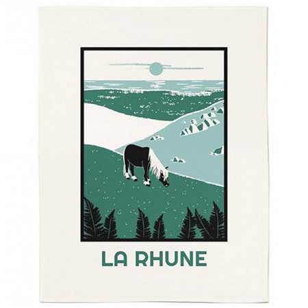 Essuie-mains Koadro la Rhune 45×60 cm Jean Vier