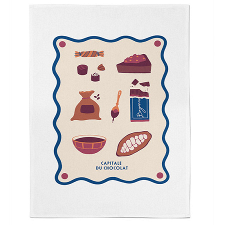 Essuie-mains Kotoia Txoko Multi­co­lore 45×60 cm Jean Vier