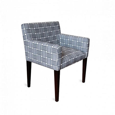 Fauteuil Zinta inversé ébène 64×55×77 cm Jean Vier