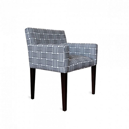 Fauteuil Zinta inversé ébène 64×55×77 cm Jean Vier