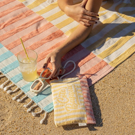 Fouta Granité Multi­co­lor 90×160 cm Jean Vier