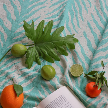 Fouta Marbella Fougere 90×160 cm Jean Vier
