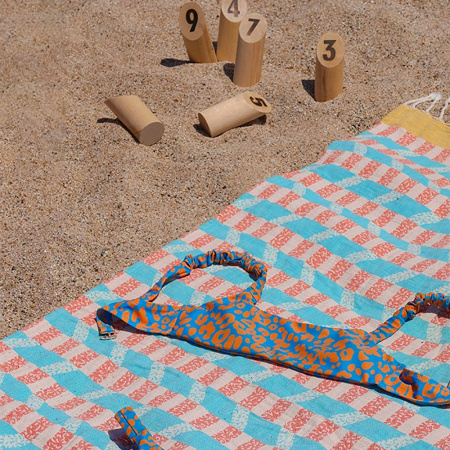 Fouta Urean Lagon 90×160 cm Jean Vier