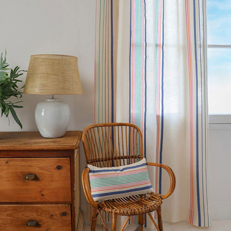 Rideau Berrain Multi­co­lore 156×250 cm Jean Vier