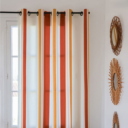Rideau Pampe­lune Tour­ne­sol 176×250 cm Jean Vier