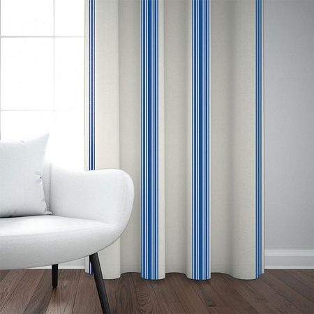 Rideau Saint-Jean de Luz Bleu Luzien 176×250 cm Jean Vier