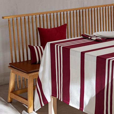 Tissu au mètre Pampe­lune Rouge Basque 183 cm Jean Vier