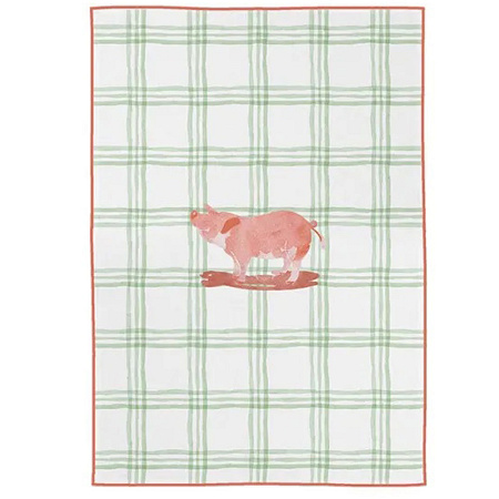 Torchon Haize Cochon Multi­co­lore 50×70 cm Jean Vier