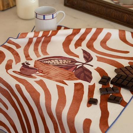 Torchon Haize Txoko Multi­co­lore 50×70 cm Jean Vier