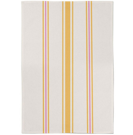 Torchon Ondare Cote Des Basques Jaune 50×70 cm Jean Vier