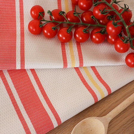 Torchon Ondare Ossau Rouge 50×70 cm Jean Vier
