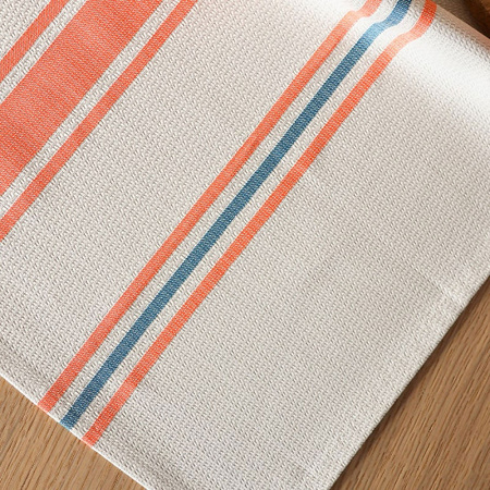 Torchon Ondare San Sebas­tian Orange 50×70 cm Jean Vier