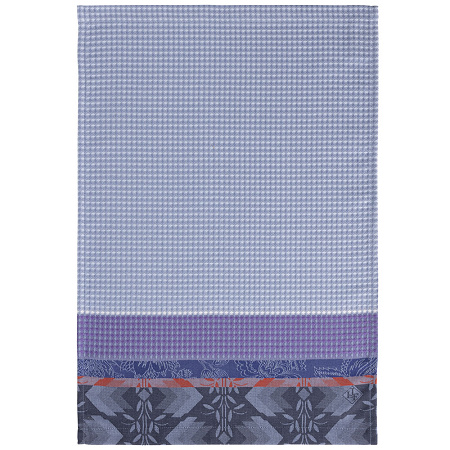 4 Essuie mains Gipsy Azur 54×38 cm Le Jacquard Français