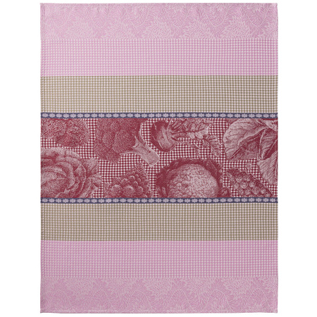 4 Essuie mains Jardin des Choux Roma­nesco 54×38 cm Le Jacquard Français