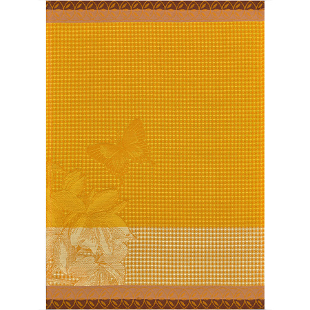 4 Essuie mains jardins des papillons Lantana 54×38 cm Le Jacquard Français