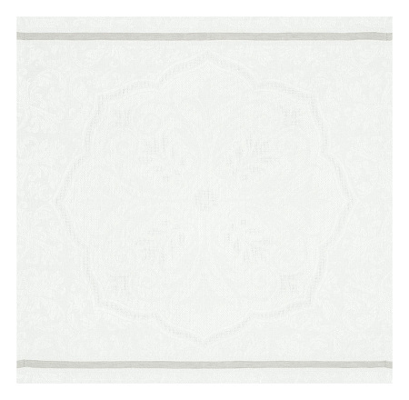 4 serviettes de table Armoi­ries Lys 58×58 cm Le Jacquard Français