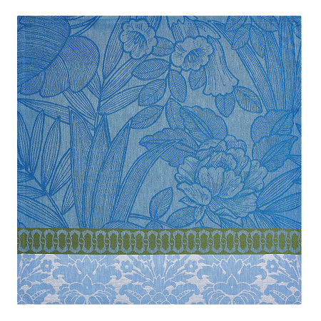 4 serviettes de table Esca­pade Tropi­cale Perroquet 58×58 cm Le Jacquard Français