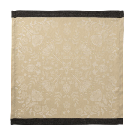 4 serviettes de table Féerie Pain d’épices 55×55 cm Le Jacquard Français