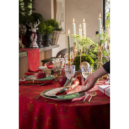 4 serviettes de table Féerie Sucre d’Orge 55×55 cm Le Jacquard Français