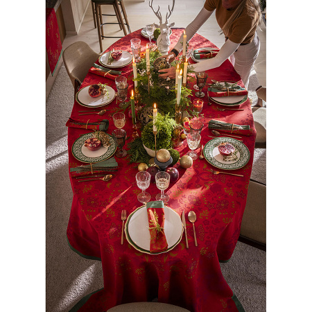 4 serviettes de table Féerie Sucre d’Orge 55×55 cm Le Jacquard Français