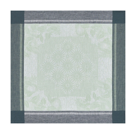 4 serviettes de table Jardin d’Orient Fontaine 58×58 cm Le Jacquard Français