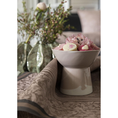 4 serviettes de table Romance Charme 50×50 cm Le Jacquard Français