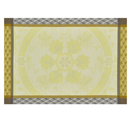 4 Sets de table Duchesse Narcisse 50×36 cm Le Jacquard Français