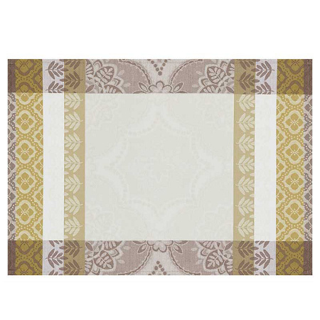 4 sets de table enduits bastide amande 52×38 cm Le Jacquard Français
