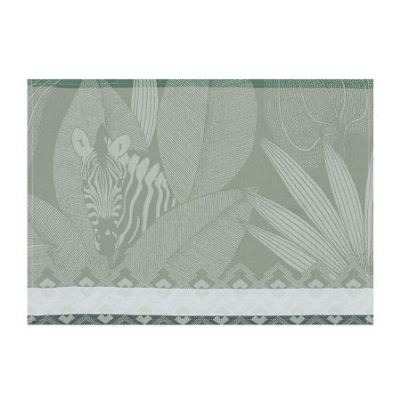 4 sets de table Nature Sauvage Croco­dile 50×36 cm Le Jacquard Français