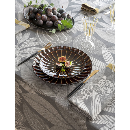 4 sets de table Nature Sauvage Eléphant 50×36 cm Le Jacquard Français