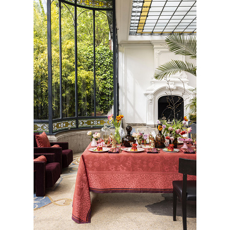 4 sets de table Romance Passion 54×36 cm Le Jacquard Français