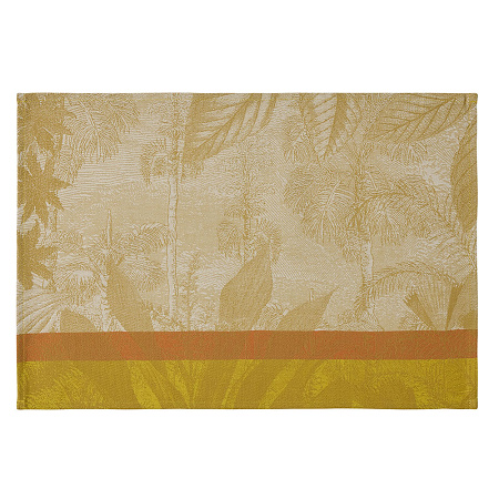 4 sets de table Sinha­râja Fauve 50×36 cm Le Jacquard Français