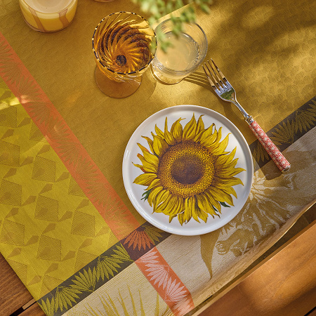 4 sets de table Sinha­râja Fauve 50×36 cm Le Jacquard Français