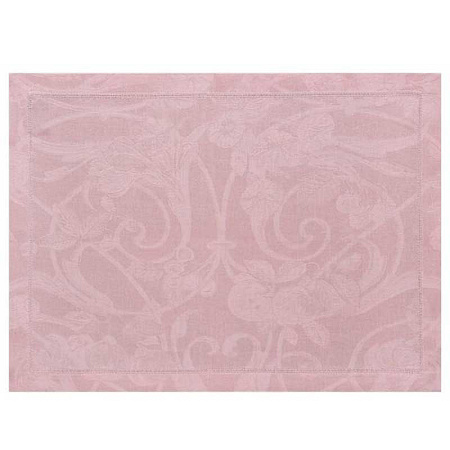 4 sets de table tivoli rose poudre 50×38 cm Le Jacquard Français