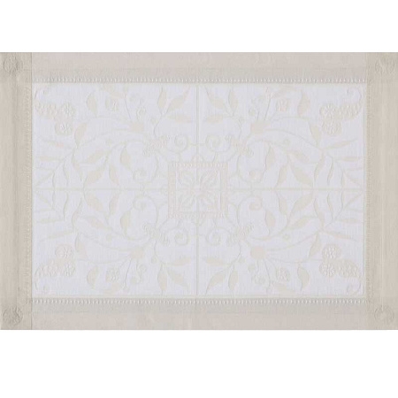 4 sets de table vene­zia ivoire 54×38 cm Le Jacquard Français