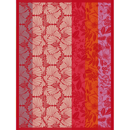 4 Torchons Cottage Fleury 60×80 cm Le Jacquard Français