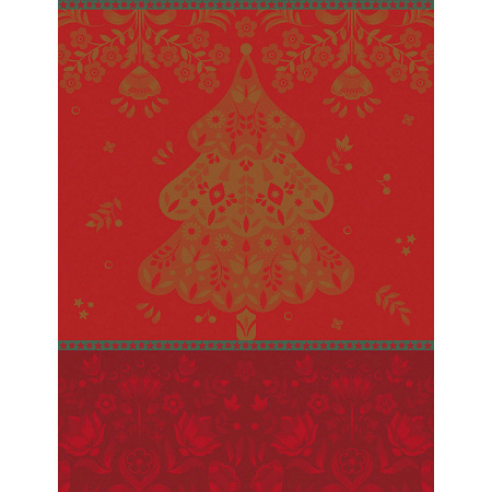 4 Torchons Féerie Sucre d’Orge 60×80 cm Le Jacquard Français