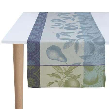 Chemin de table Arrière-Pays Cassis 50×150 cm Le Jacquard Français