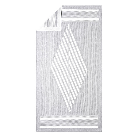 Drap de douche Bath Club Gris Miné­ral 70×140 cm Le Jacquard Français