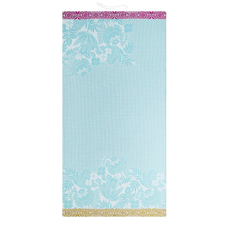 Drap de plage Barbade Caraïbe 100×200 cm Le Jacquard Français