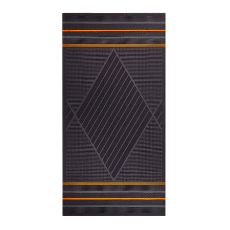 Drap de plage Sand Club Voile Sable Noir 100×200 cm Le Jacquard Français