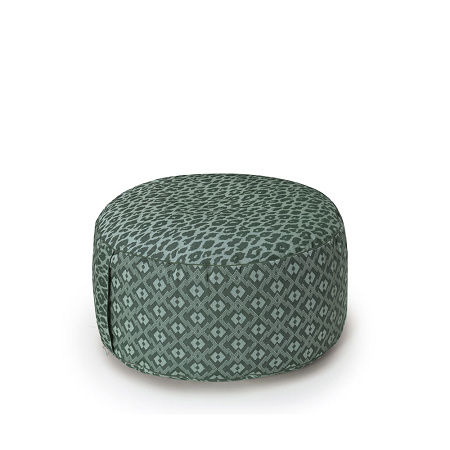 Pouf Nature Sauvage Croco­dile 50×30 cm Le Jacquard Français