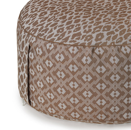 Pouf Nature Sauvage Eléphant 50×30 cm Le Jacquard Français