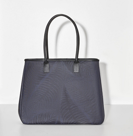 Sac Shop­ping Palme Bleu Taille Unique Le Jacquard Français