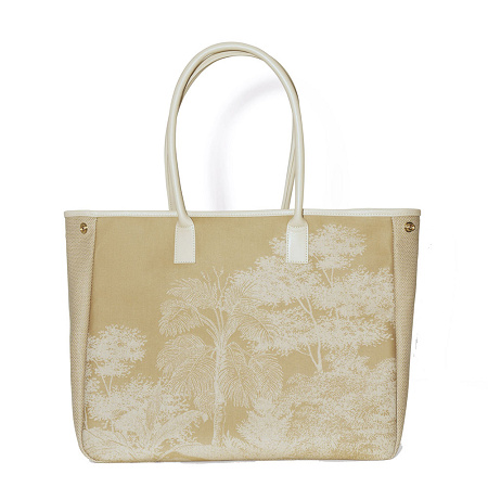 Sac Shop­ping Paysage Brun taille unique Le Jacquard Français