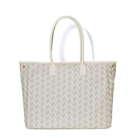 Sac Shop­ping Picto Beige Taille Unique Le Jacquard Français